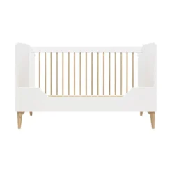 Bopita Paris Bedbank Wit / Eiken 70 X 140 Cm