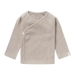 Noppies Rib Nanyuki Shirt Taupe Melange Mt. 62 -Babykamers Verkoopwinkel 168199 1 14n0011 p757 pf 2568