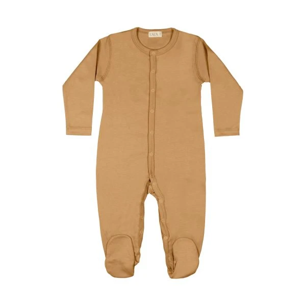 UAUA Basic Boxpakje Met Voetjes Mostaza 0-1 Mnd 1 UAUA Basic Boxpakje Met Voetjes Mostaza 0-1 Mnd