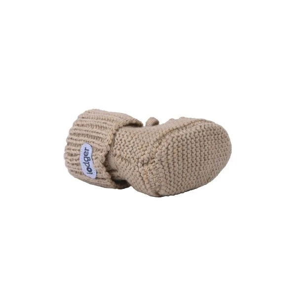 Lodger Knit Slofjes - 0-6 Mnd - Beige 3 Lodger Knit Slofjes - 0-6 Mnd - Beige - Afbeelding 3
