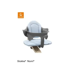 Nomi Baby Set - Grey -Babykamers Verkoopwinkel 214317 2 nomi natural grey bs cush blue close 5426 rt 2e6d