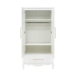 Bopita Elena Kledingkast 2-Deurs XL Wit -Babykamers Verkoopwinkel 2 deurskast xl met lade elena wit 2 67b3