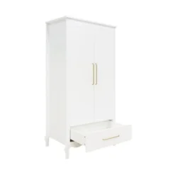 Bopita Elena Kledingkast 2-Deurs XL Wit -Babykamers Verkoopwinkel 2 deurskast xl met lade elena wit 4 c75f