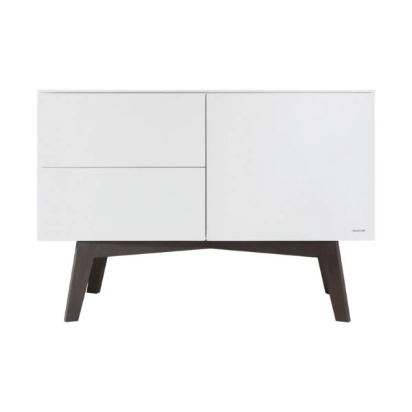 Kidsmill Sixties Babykamer Wit Mat / Walnoot | Bed 60 X 120 Cm + Commode 5 Kidsmill Sixties Babykamer Wit Mat / Walnoot | Bed 60 X 120 Cm + Commode - Afbeelding 5