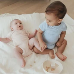 Bamboom Overslag Romper - Blauw - 1 Mnd -Babykamers Verkoopwinkel Azzurro 06 C104 054 EM 8 0958