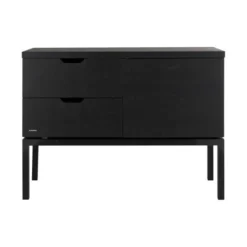 Kidsmill Savi Babykamer Zwart Eiken | Bed 60 X 120 Cm + Commode -Babykamers Verkoopwinkel Kidsmill Savi commode 1 6e45