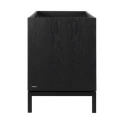 Kidsmill Savi Babykamer Zwart Eiken | Bed 60 X 120 Cm + Commode -Babykamers Verkoopwinkel Kidsmill Savi ledikant 2 c994