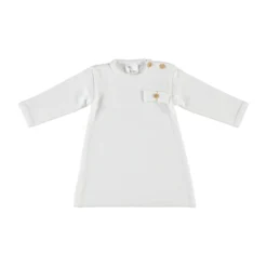 Klein Baby Jurkje - Mt. 50 - Natural White