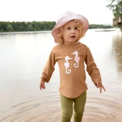 Laessig Seahorse UV T-shirt - Lange Mouw - Mt. 92 - Caramel -Babykamers Verkoopwinkel Laessig Seahorse UV T shirt Lange Mouw Caramel 4 67f2
