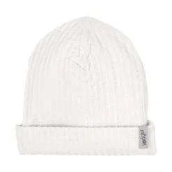 Lodger Seersucker Mutsje - 6-12 Mnd - Cloud Dancer