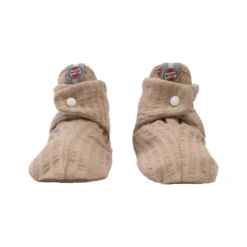 Lodger Seersucker Slofjes - 3-6 Mnd - Beige