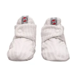 Lodger Seersucker Slofjes - 3-6 Mnd - Cloud Dancer