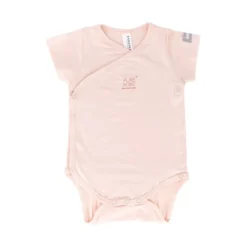 Bamboom Overslag Romper - Roze - 3 Mnd
