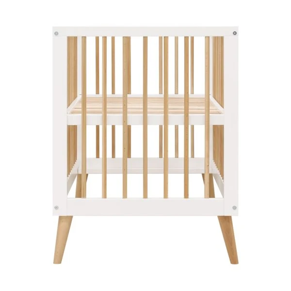 ToiToiKids Jort Babybed - Wit / Naturel - 60 X 120 Cm - Afbeelding 4
