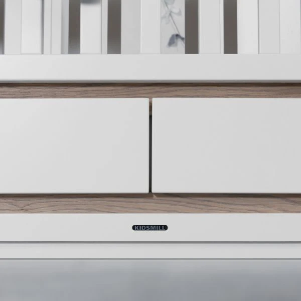 Kidsmill Accent Babybed Wit 60 X 120 Cm 3 Kidsmill Accent Babybed Wit 60 X 120 Cm - Afbeelding 3