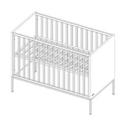 Kidsmill Amy Babybed Grijs 60 X 120 Cm 9 Kidsmill Amy Babybed Grijs 60 X 120 Cm -Babykamers Verkoopwinkel amy cot 60 x 120 2f1f