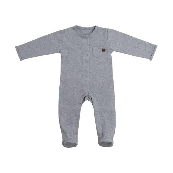 Baby's Only Melange Boxpakje Met Voetjes Grijs Mt. 50-56 1 Baby's Only Melange Boxpakje Met Voetjes Grijs Mt. 50-56