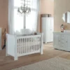 Kidsmill Louise De Philippe Babykamer Wit | Bed 60 X 120 Cm + Commode