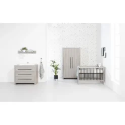 Europe Baby Vittoria Commode Grijs / Zwart -Babykamers Verkoopwinkel basicline vittoria babykamer grijs zwart ab6a