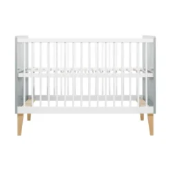 Bopita Emma Babybed Wit / Grijs 60 X 120 Cm -Babykamers Verkoopwinkel bopita emma babybed wit grijs 60 x 120 cm 8242