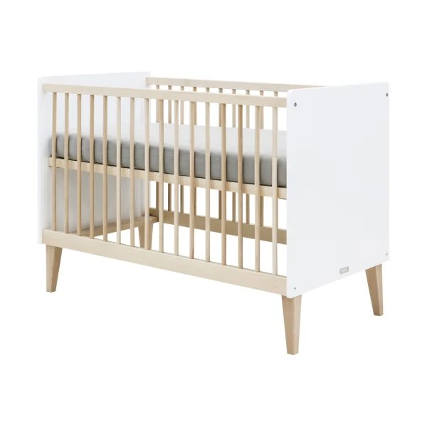 Bopita Indy Babybed Wit / Naturel 60 X 120 Cm 3 Bopita Indy Babybed Wit / Naturel 60 X 120 Cm - Afbeelding 3