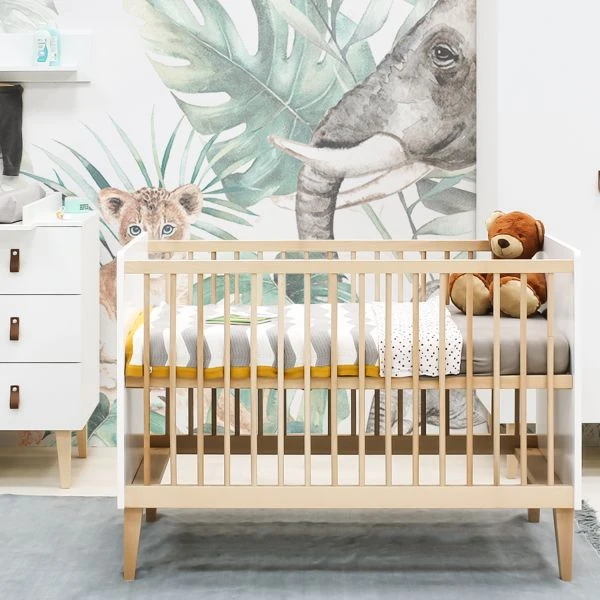 Bopita Indy Babybed Wit / Naturel 60 X 120 Cm 4 Bopita Indy Babybed Wit / Naturel 60 X 120 Cm - Afbeelding 4