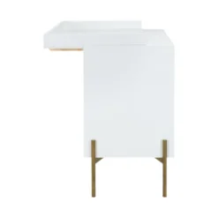 Kidsmill Boutique Commode Wit / Bras -Babykamers Verkoopwinkel boutique commode bladvergroter wit bras 1 f1e9