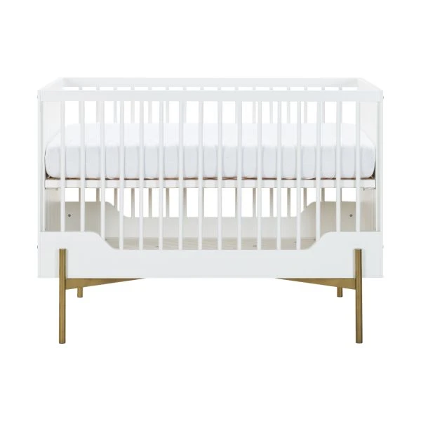 Kidsmill Boutique Babybed Wit / Bras 60 X 120 Cm 1 Kidsmill Boutique Babybed Wit / Bras 60 X 120 Cm