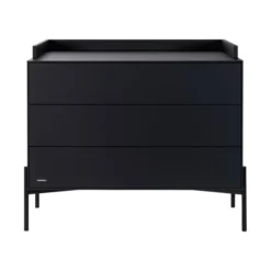 Kidsmill Boutique Commode Zwart Mat -Babykamers Verkoopwinkel boutique zwart commode bladvergroter 1 b2d8