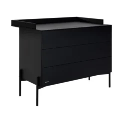 Kidsmill Boutique Commode Zwart Mat -Babykamers Verkoopwinkel boutique zwart commode bladvergroter 2 60d0