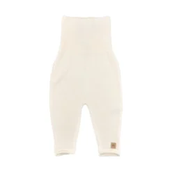 Bamboom Knitted Broekje Wit 1 Mnd