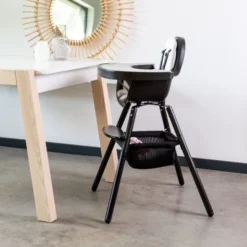 Childhome Evolu 2 Sandwich Mesh Mandje Black -Babykamers Verkoopwinkel chevobasb chevochbl chevotsaa chevoscgd chmira90 mood 00fe