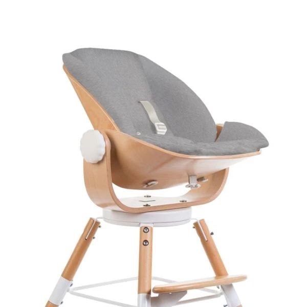 Childhome Evolu Newborn Jersey Stoelkussen Grijs 2 Childhome Evolu Newborn Jersey Stoelkussen Grijs - Afbeelding 2