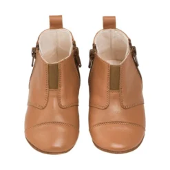 Dusq First Step Leather Babyschoentjes Sunset Cognac Mt. 15-16