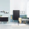 Europe Baby Evy Babykamer Zwart | Commode + Kast