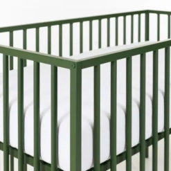 Europe Baby Liam Babybed Metaal Dark Green 60 X 120 Cm -Babykamers Verkoopwinkel europe baby liam babybed metaal dark green 60 x 120 cm 7 8dd8