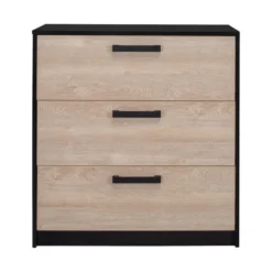 Europe Baby Nova Commode Zwart Eiken