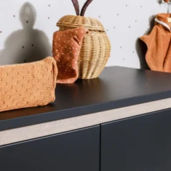 Europe Baby Sterre Commode XL Zwart / Oak -Babykamers Verkoopwinkel europe baby sterre commode xl zwart oak 1 fa45