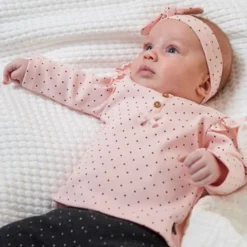 Feetje Dots T-Shirt Roze Mt. 44 -Babykamers Verkoopwinkel feetje dots t shirt roze 1 9d1c
