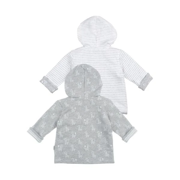 Feetje Giraffe Jasje Grijs Melange Mt. 44 2 Feetje Giraffe Jasje Grijs Melange Mt. 44 - Afbeelding 2