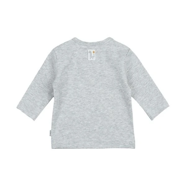 Feetje Hello Sunshine T-Shirt Lange Mouwen Grijs Melange Mt. 74 - Afbeelding 2