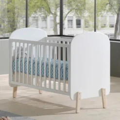 Babykamers Verkoopwinkel -Babykamers Verkoopwinkel flexa kiddy babybed wit 60 x 120 cm sfeer 1293