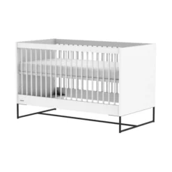 Kidsmill Modular 2 Babybed Mat Wit - Zwart - 70 X 140 Cm