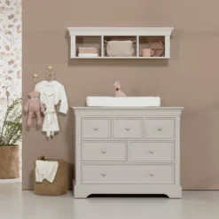 Kidsmill Chateau Babykamer Oatmeal | Bed 60 X 120 Cm + Commode -Babykamers Verkoopwinkel kidsmill chateau babykamer oatmeal bed 60 x 120 cm commode 3 58b6