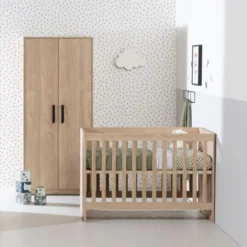 Europe Baby Nova Babybed Eiken 60 X 120 Cm -Babykamers Verkoopwinkel kidsmill nova babybed eiken 60 x 120 cm 7 b74d