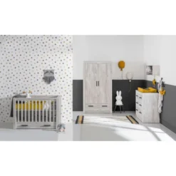 Kidsmill Sem Nautic Grijs Babybed Met Lade 70 X 140 Cm -Babykamers Verkoopwinkel kidsmill sem nautic babykamer grijs bed 70 x 140 cm commode kast 6 2 2932