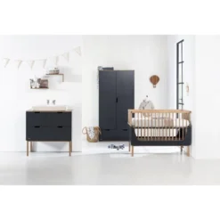 Kidsmill Sepp Commode Antraciet / Beuken -Babykamers Verkoopwinkel kidsmill sepp commode antraciet 5 90e5