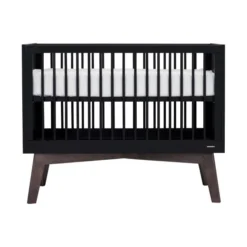 Kidsmill Sixties Babykamer Zwart Mat / Walnoot | Bed 60 X 120 Cm + Commode -Babykamers Verkoopwinkel kidsmill sixties babykamer zwart mat walnoot bed 60 x 120 cm commode cfa2