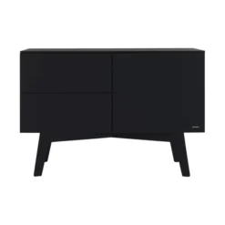Kidsmill Sixties Commode Zwart Mat