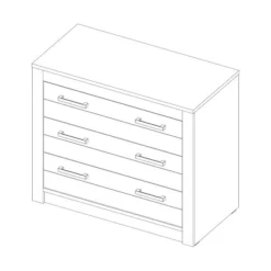 Kidsmill Sem Nautic Grijs Commode -Babykamers Verkoopwinkel knipsel fjord chest d23e